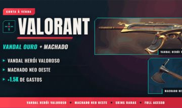 Conta Valorant 32 SKINS + 4 FACAS 6 Vandais