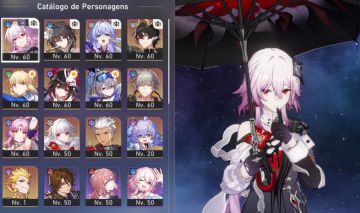 Conta HSR Evernight + Saber + Sparkle + Dan hang PT + Silver Wolf + 7 T5