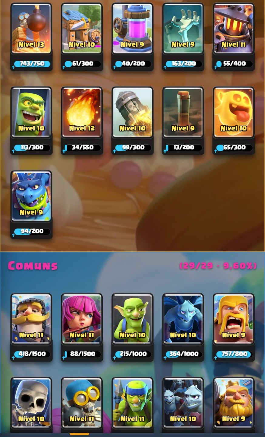 CONTA DE CLASH ROYALE | ARENA 18
