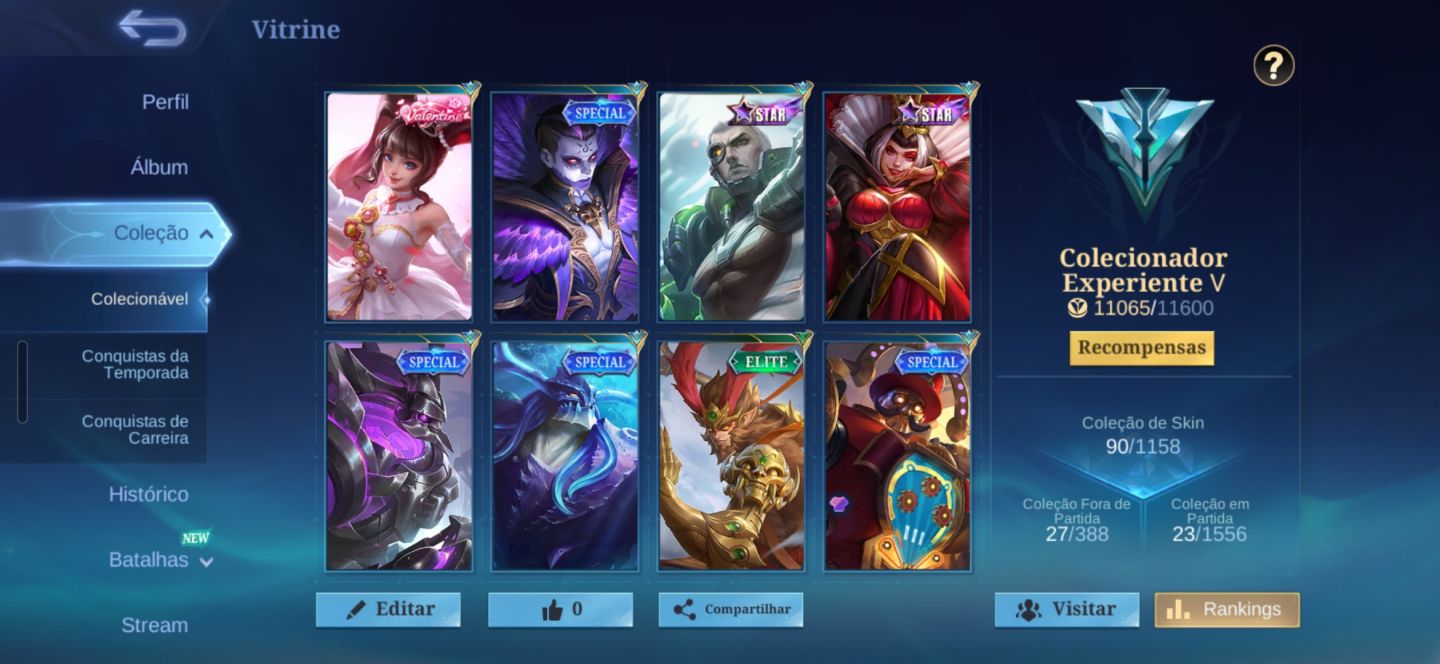 Conta Mobile Legends MELHOR CUSTO BENEFÍCIO