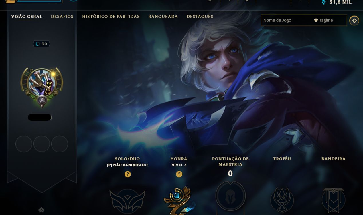 LEVEL 30 COM ESPOLIO RECHEADO, PERFEITA PRA SMURFAR