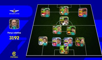 Conta efootball 3190, Baresi Scholes Messi 104 Marcelo 105 Totti 105 no precinho