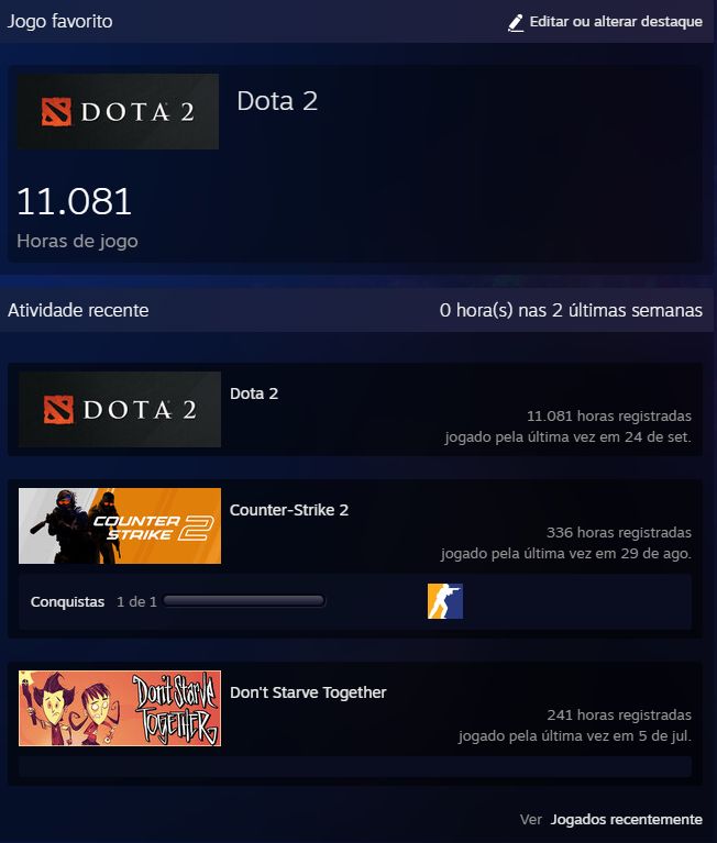 CONTA STEAM ANTIGA E COMPLETA | DOTA 2 IMMORTAL | CS2 PRIME | BIBLIOTECA GRANDE