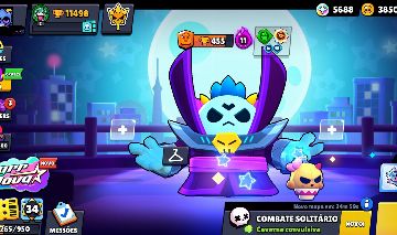 Conta de brawl stars rara com (Full acesso )passe do Godzilla completo