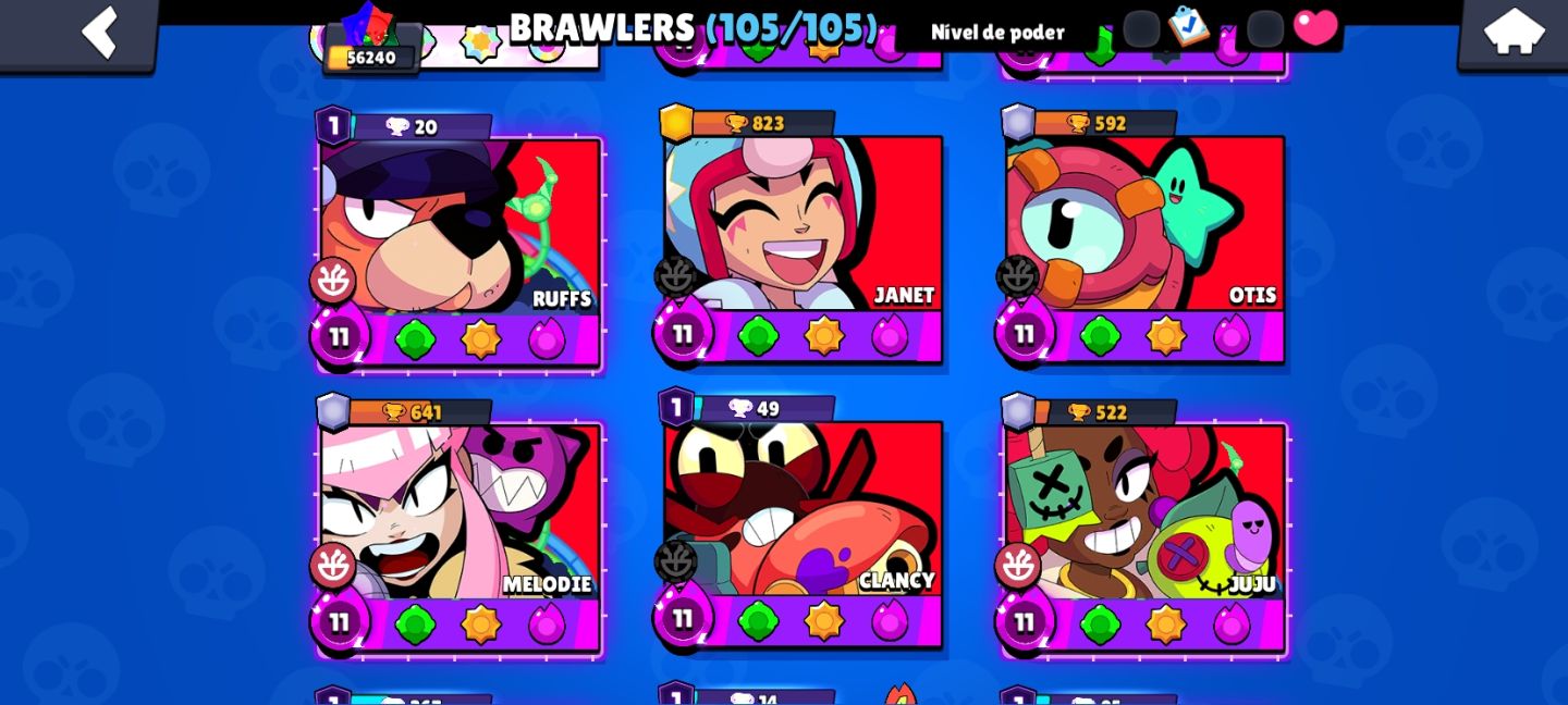 CONTA BRAWL STARS 56K+ DE 2021