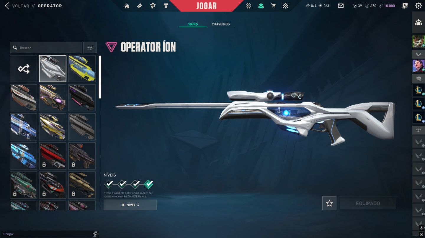 Conta Valorant (peak asc2) com skins