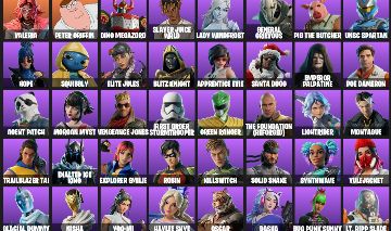 Conta Fortnite 53 Skins | Peter Griffin, Superman, Solid Snake