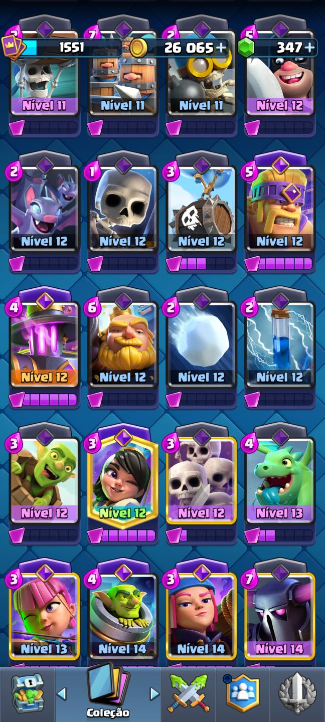 CONTA CLASH OF CLANS 10,5K TROFÉUS TODAS AS CARTAS + CLASH OF CLANS