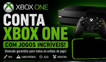 Conta Xbox com jogos incríveis