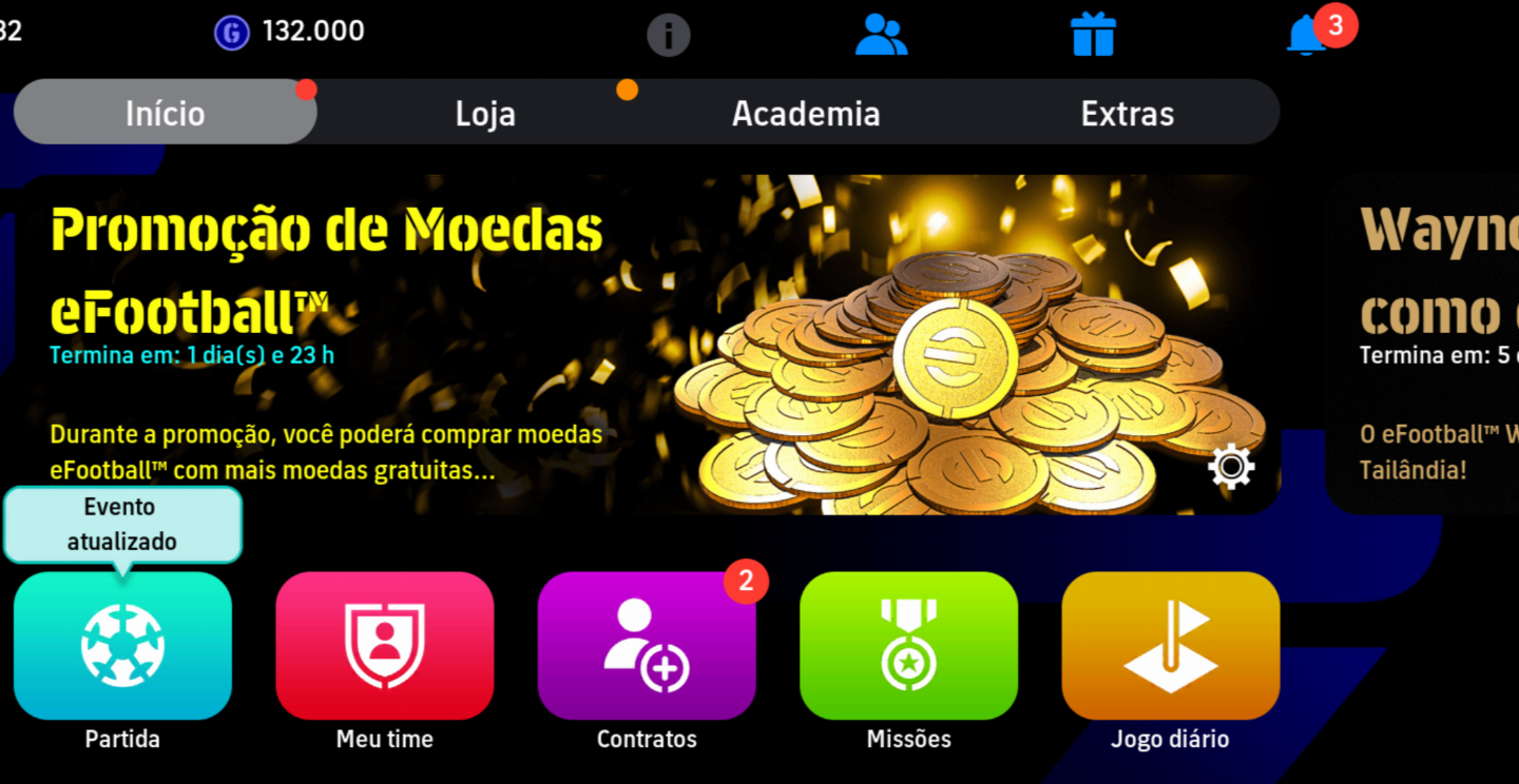 CONTA INICIANTE BRABA EFOOTBALL