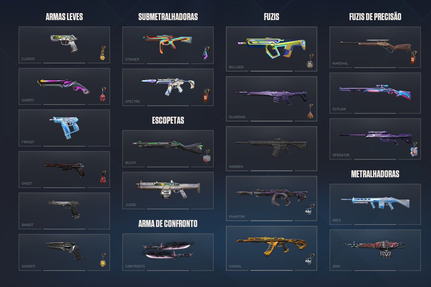 CONTA VALORANT GASTO 3K+ / 50+ SKINS E CHAMPIONS 2025