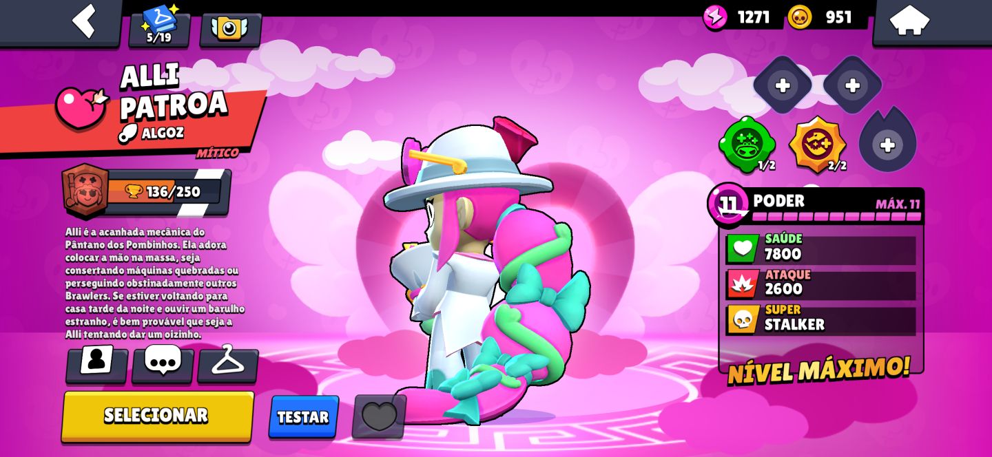 Conta de braw stars conta com varias skins miticas e epicas conta de 2023