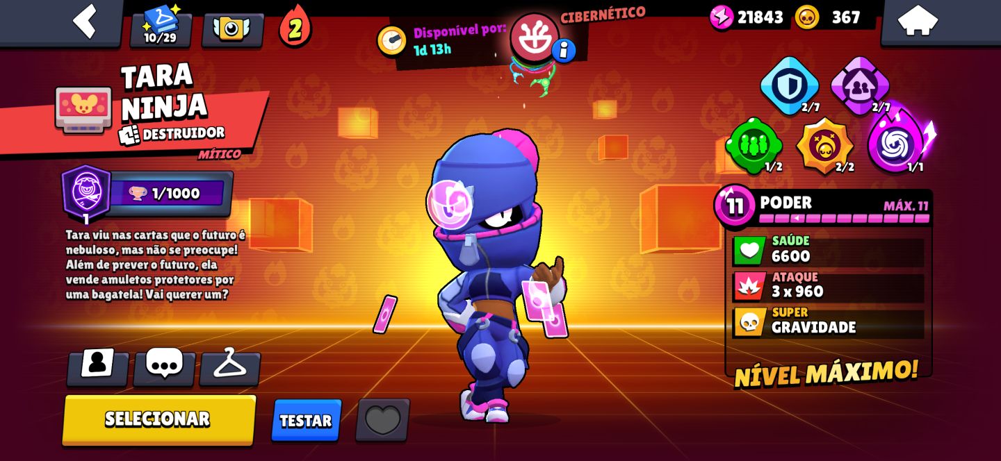 Conta Gemada de Brawl Stars