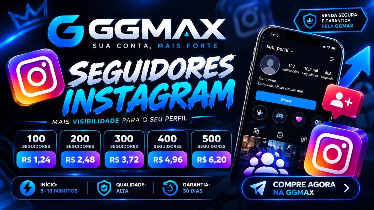 [SEGUIDORES MD] 100 A 500 AQ+ REPOSIÇÃO DE 30 DIAS