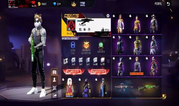 CONTA FREE FIRE FA [833 ROUPAS] ONE PUNCH MAN | XM8 ATT | BARBINHA | PRINCIPE