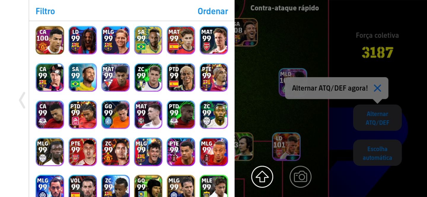 CONTA DE EFOOTBALL MUITO BOA