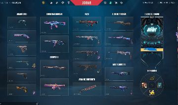 CONTA VALORANT 1.1K+ GASTO-MUITA SKIN-VANDAL/PHANTOM/FACA/OP/GUARDIAN/PISTOLA E+