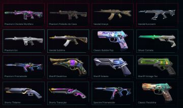 Conta FA de valorant com 24 Skins (12.450 vps gastos)