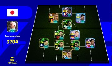 Conta EFOOTBALL 3204 FORÇA BRABA [1 BLITZ CURLER]