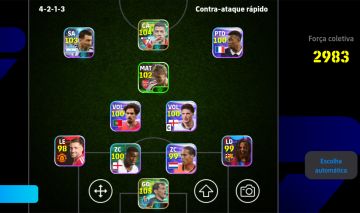 CONTA EFOOTBALL INICIAL MUITO BOA