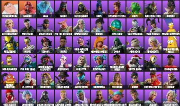 Conta Fortnite 73 Skins | Peter Griffin, Superman, Solid Snake