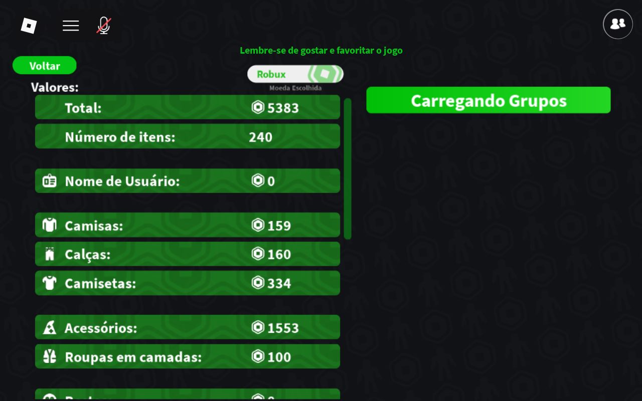 Conta femina Roblox+passes+conta antiga
