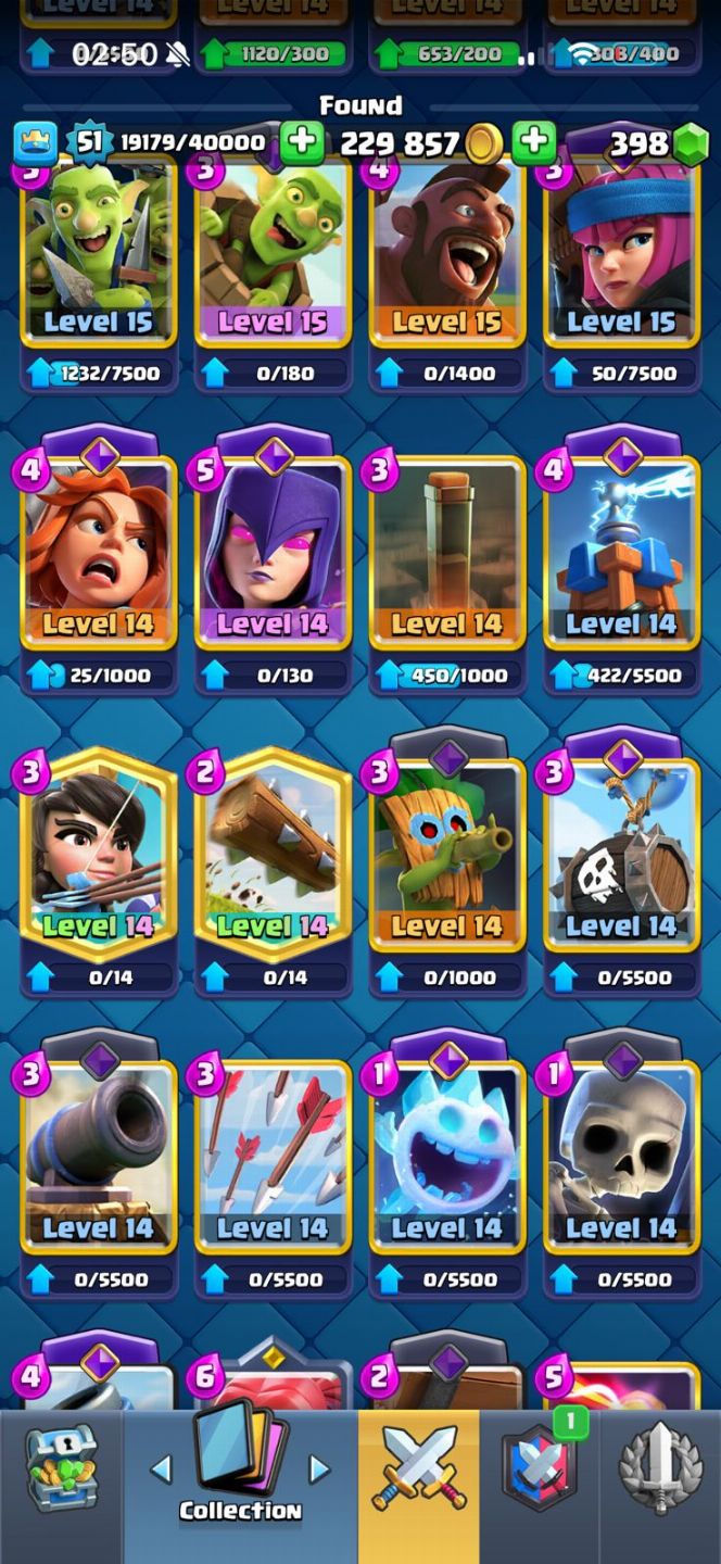 Conta clash royale 10k troféus