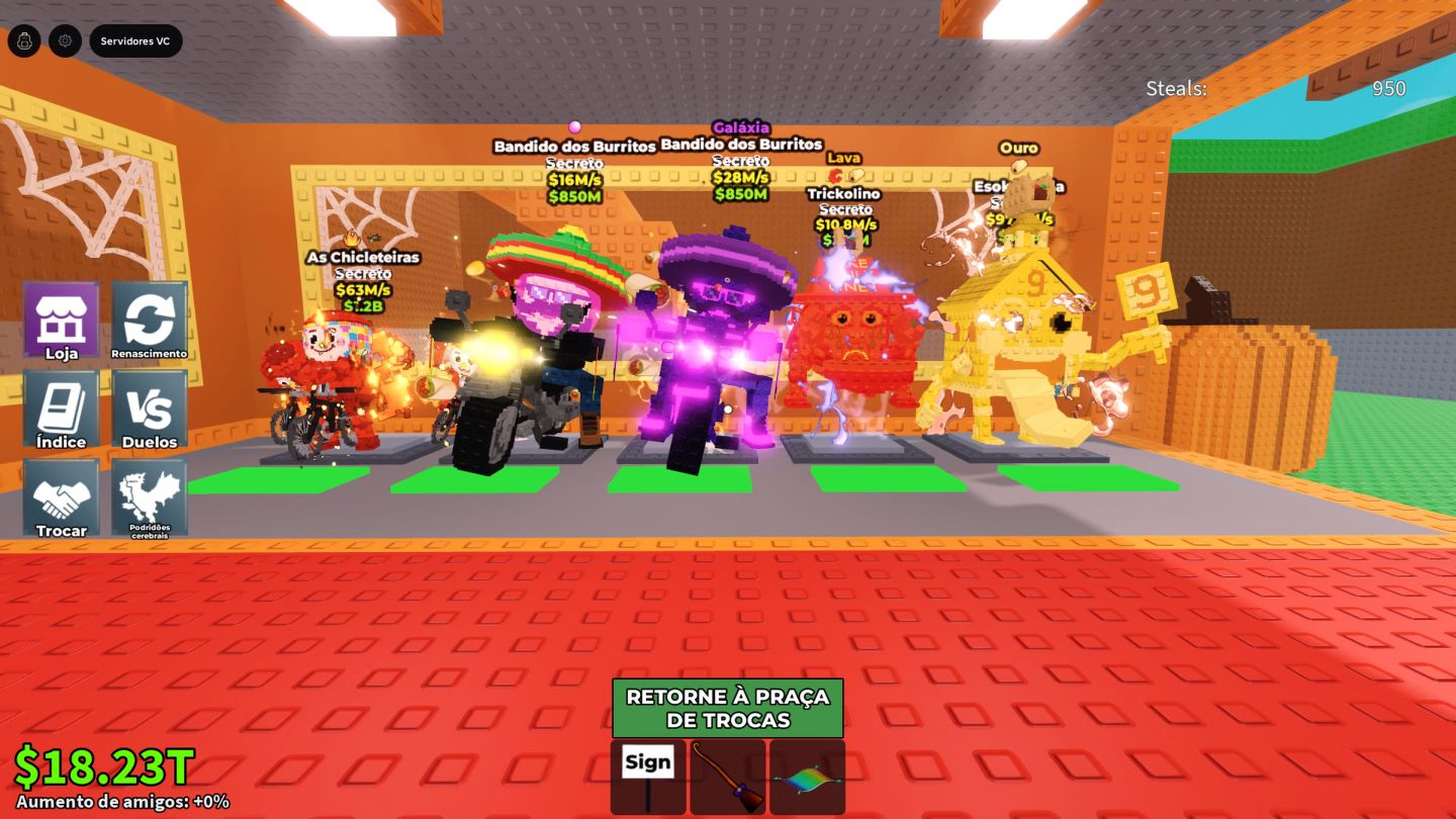 Roube o brainhot (brainhots)