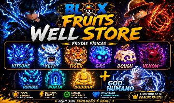 PROMOÇÃO [ BLOXFRUITS ] ( FRUTAS FISICAS KITSUNE / YETI / TIGER / GAS/ DOUGH + )
