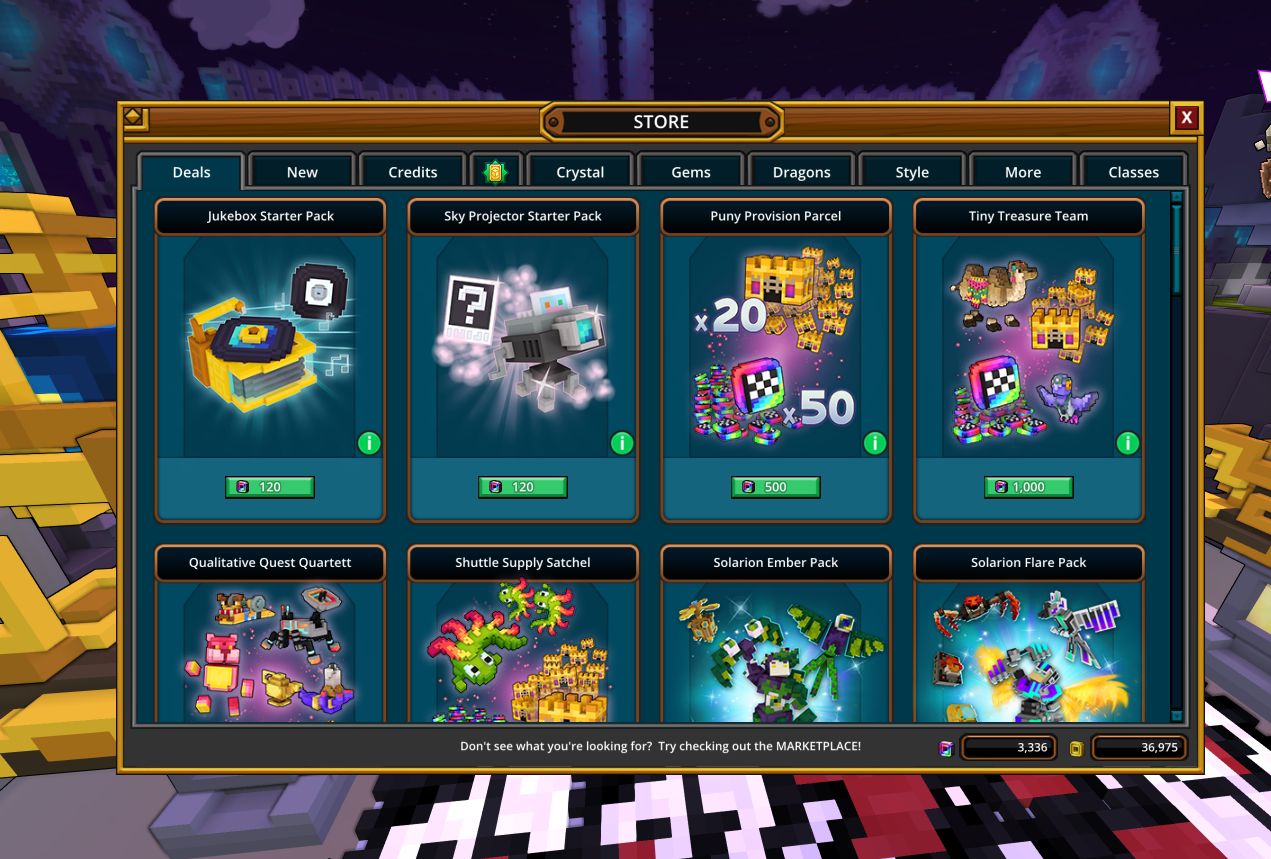 Conta Trove Valor a negociar