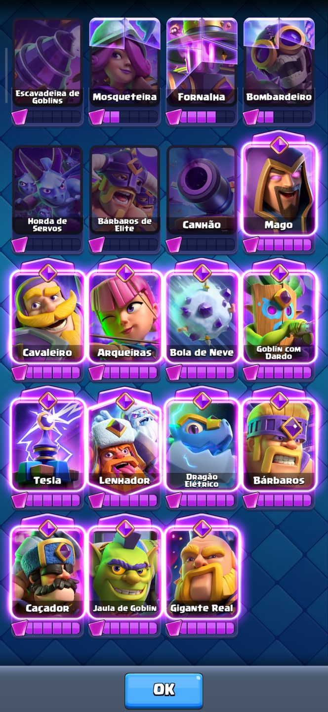 CONTA CLASH ROYALE À VENDA | 9K+ TROFÉUS | 12 EVOLUÇÕES | FULL CARTAS!