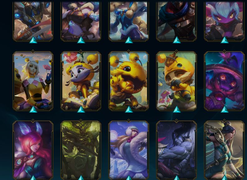 Ahri florescer espiritual e mais skins