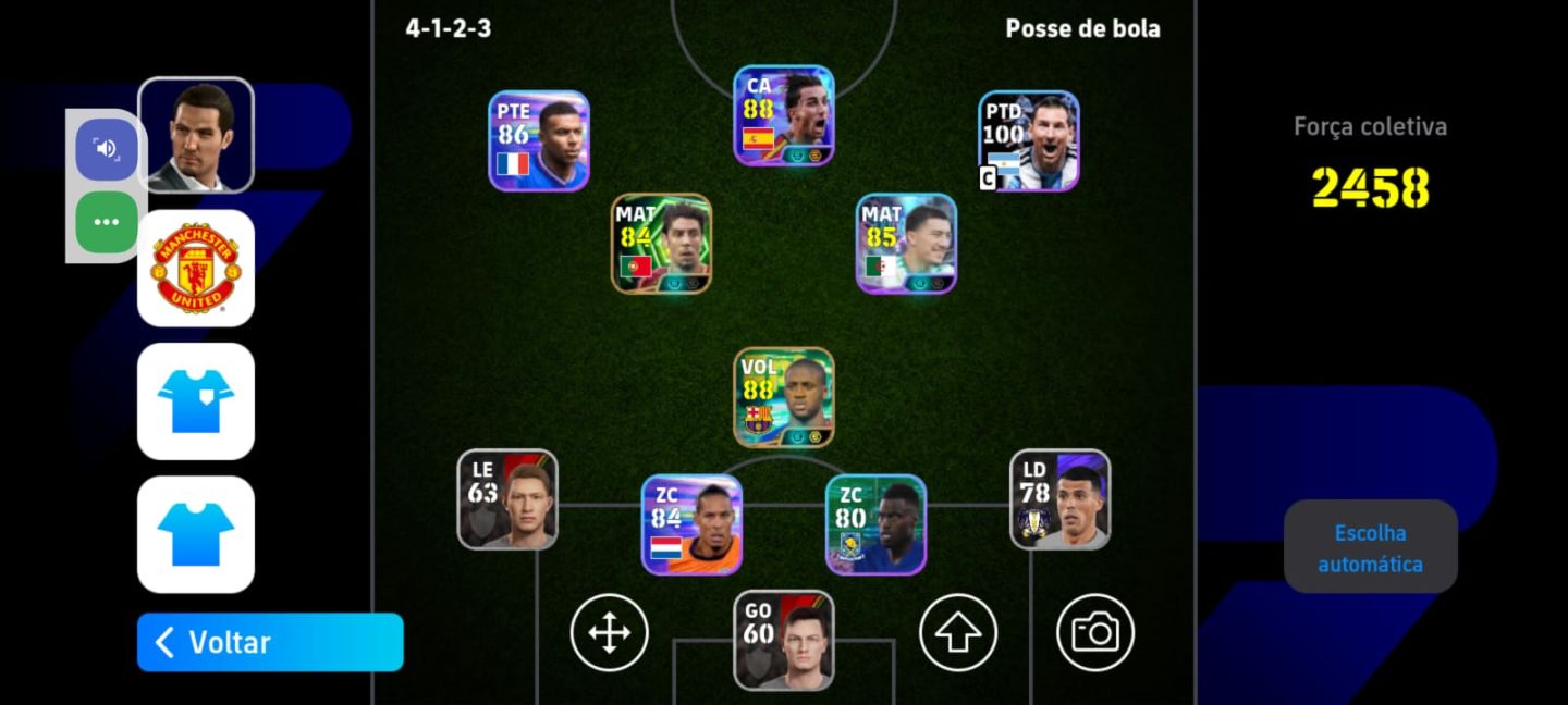 CONTAS EFOOTBALL INICIANTES
