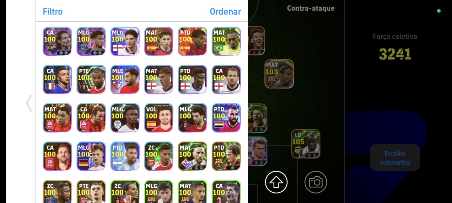 Conta efootebol muito boa com Messi blitz culler