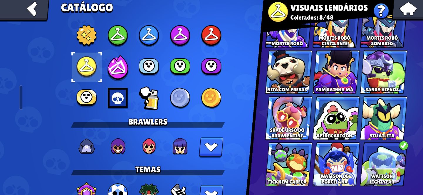 CONTA BRAWS STARS MAIS DE R$2000 GASTOS + DE 250 SKINS + 44K TROFÉUS