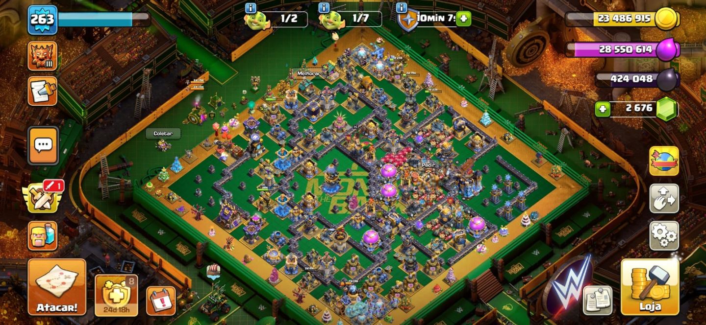 CV18 FULL RARO SKINS E PAISAGEM