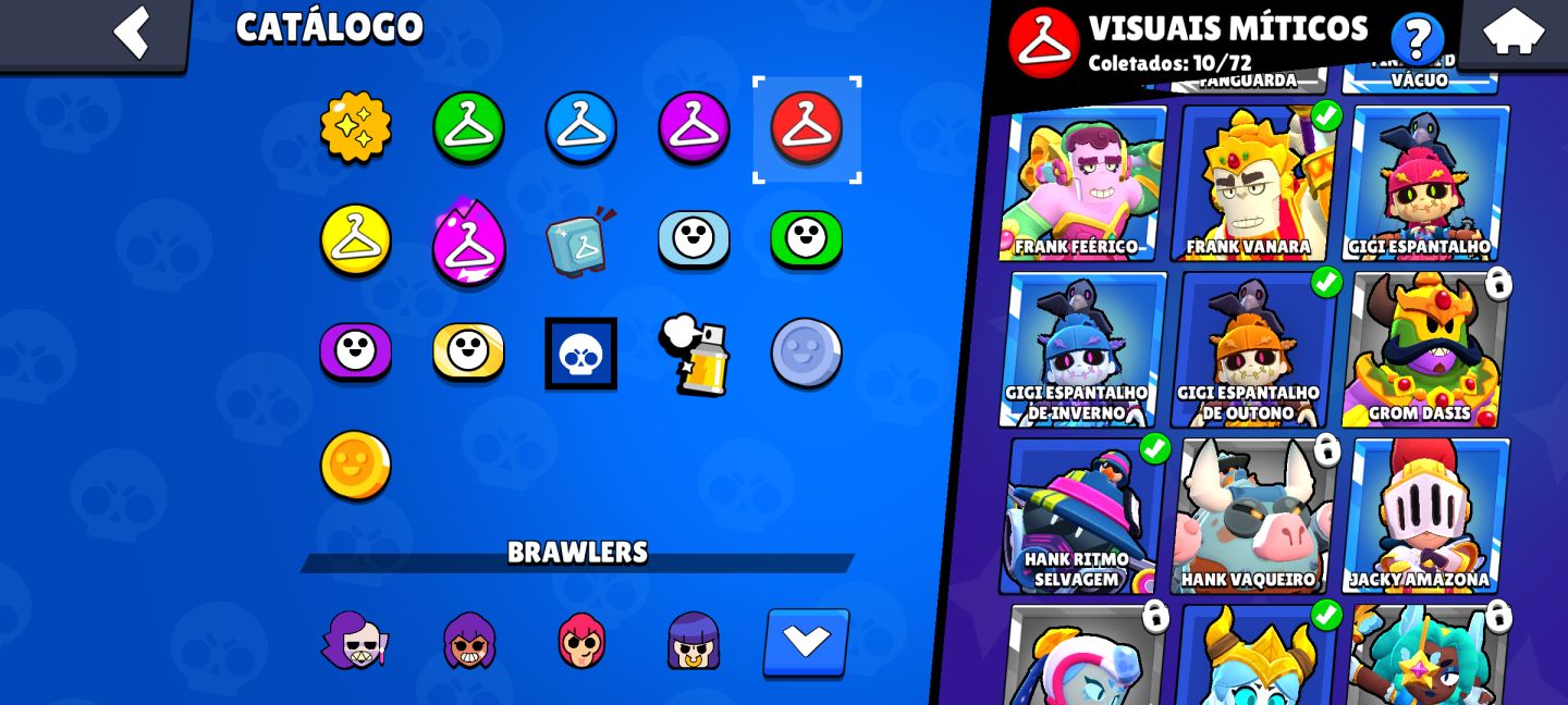 Conta Brawl Stars boa para iniciar , 41 Brawlers Skins boas