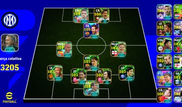 Conta top de eFootball à venda por apenas R$ 100! Força coletiva 320