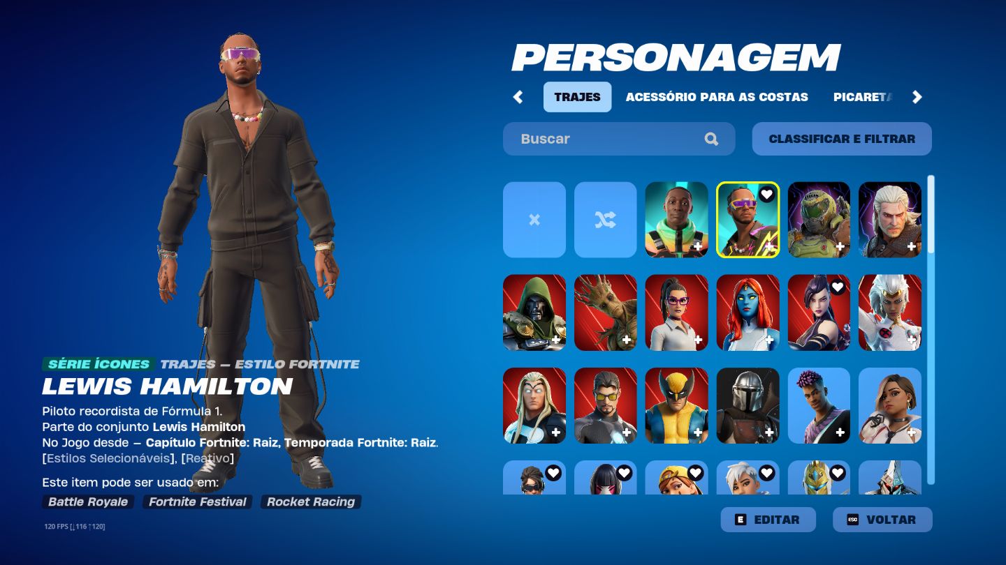 CONTA FORTNITE RARA TRYHARD - PICARETA KRATUS