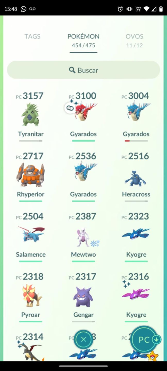 Conta pokemon Go RARA COM KYOGRE SHINY