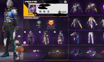 CONTA DE FREEFIRE FULL GEMADA COM ANGELICAL COELHAO E ATRIBUTADAS