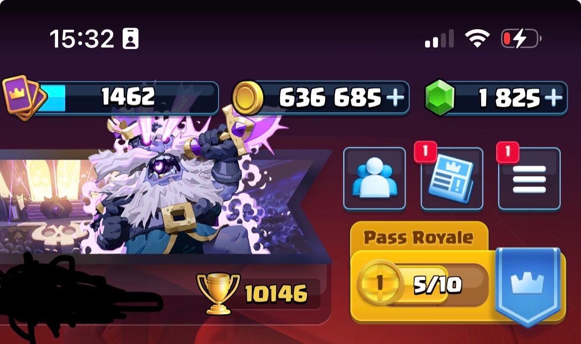 Conta Clash Royale 10k trofeus