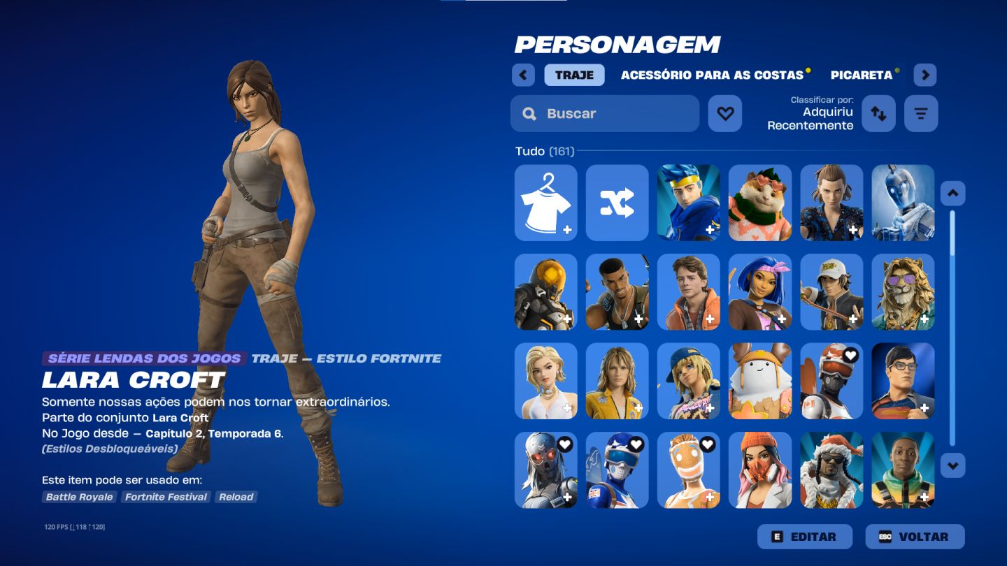 CONTA FORTNITE COM GTA 5 NA CONTA EPIC GAME E VARIAS SKINS E PASSES COM PARCERIA