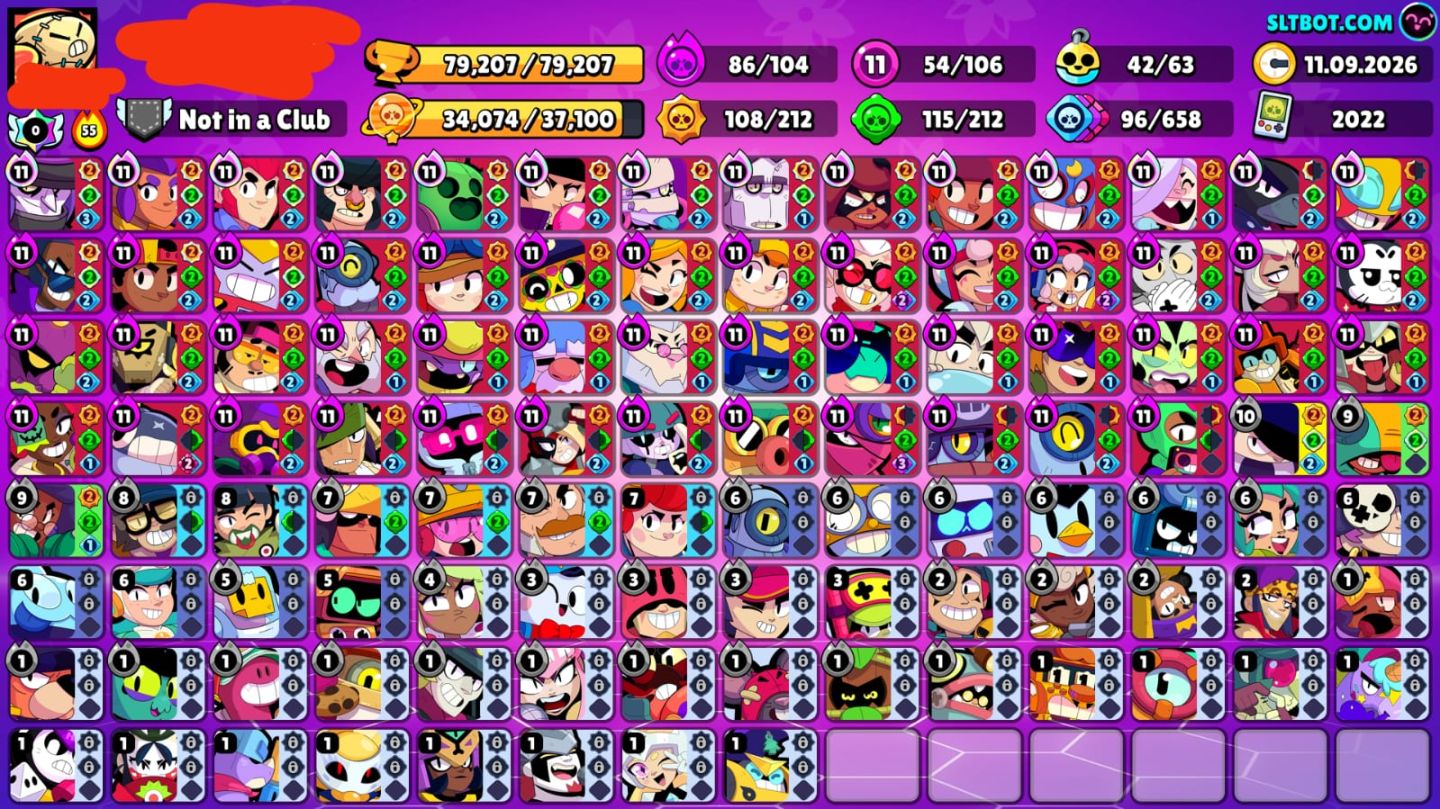 CONTA DE BRAWL STARS UPADA E DE BRINDE CONTA CLASH ROYALE 9.500K TROFEUS