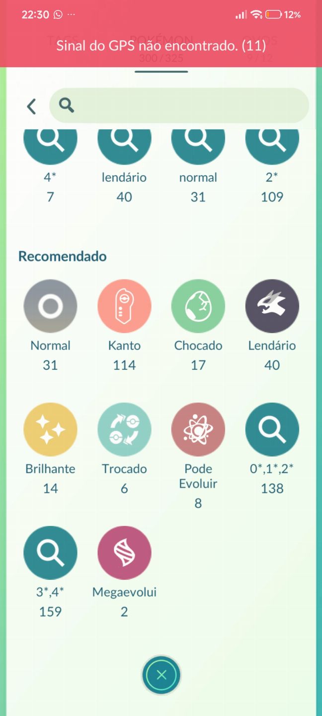 Promoção Conta de pokémon go antiga