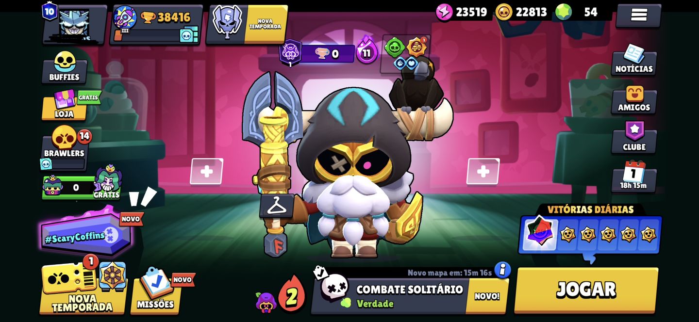 Conta de Brawl Stars 84 Brawlers