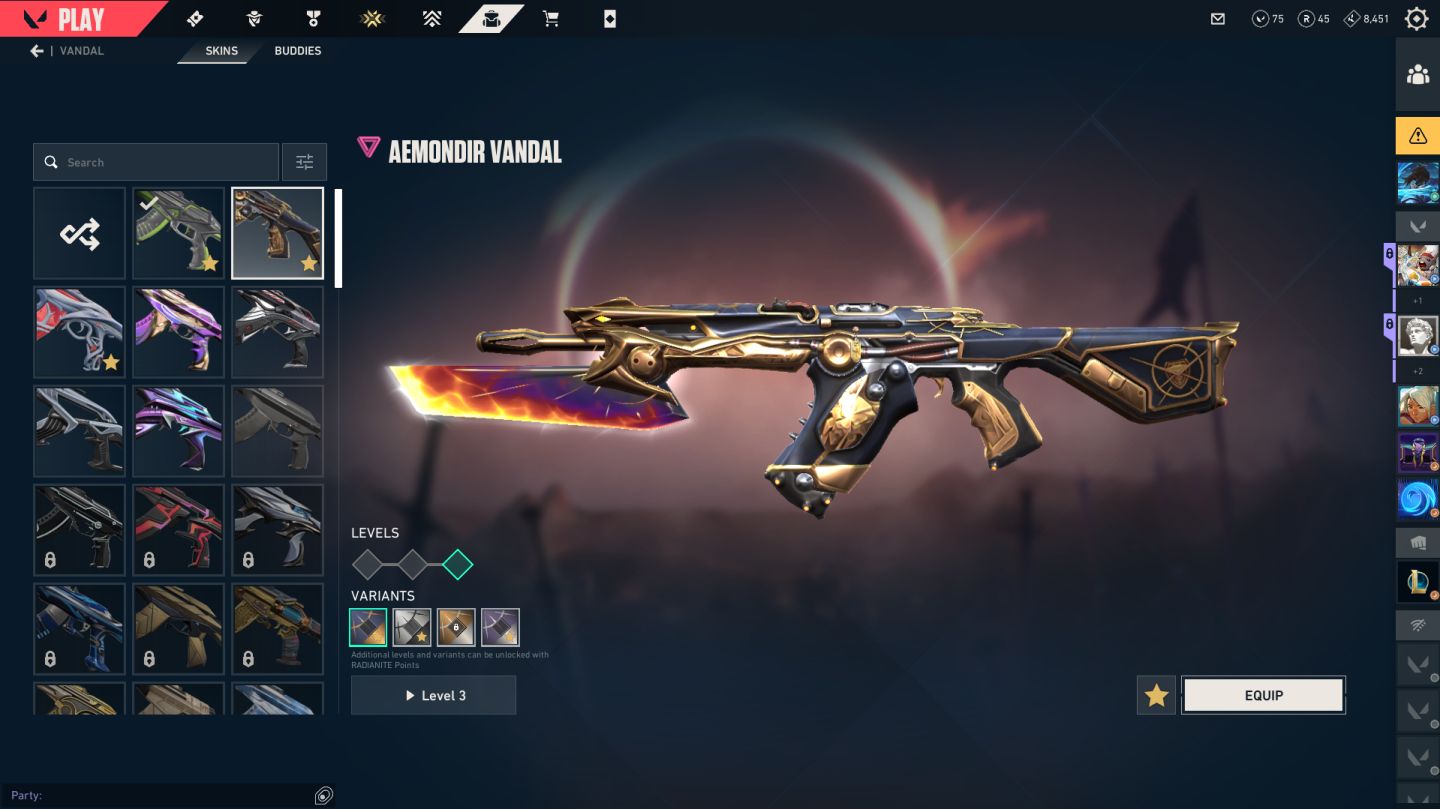 Conta VALORANT Full Acesso | Único Dono | Skins TRYHARD | R$ 1.285,70 gastos