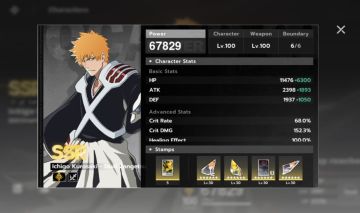 Conta Full Whale Bleach Soul Resonance, todos personagens b6