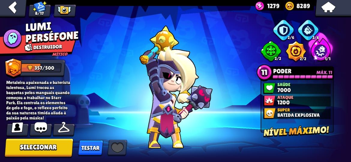 CONTA BRAWLSTARS | LENDÁRIO | TODOS BRAWLERS | 50K | RECHEADA DE SKINS | COLEÇÃO