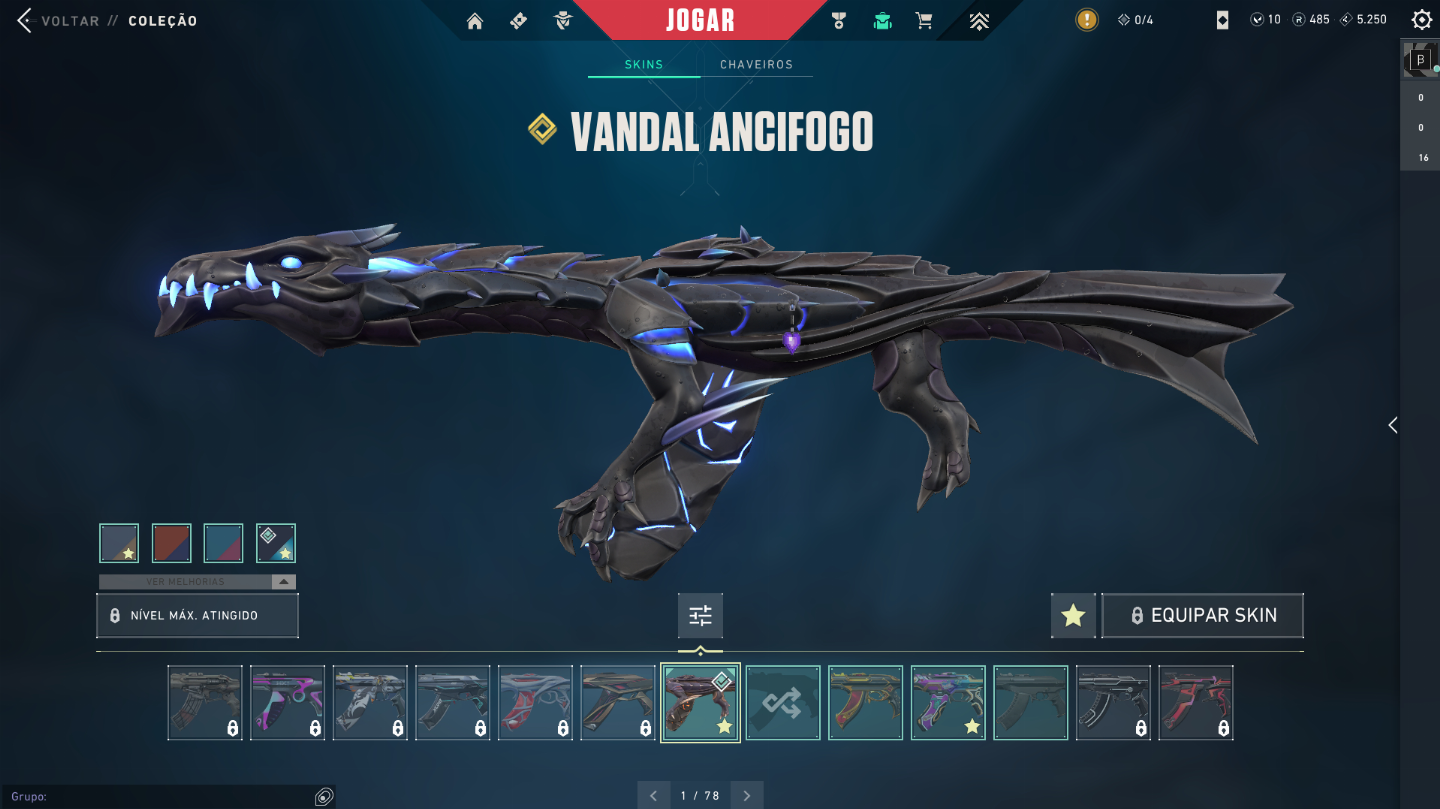 Conta BETA - FACA 5 YEARS BETA REMASTER - Vandal champions 2025 - Ascendente 1